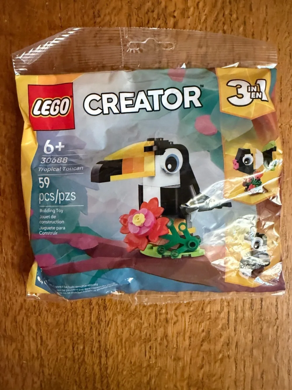 LEGO Creator Tropical Toucan Building Set #30688 polybag NWT
